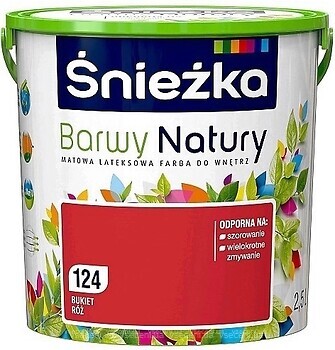 Фото Sniezka Barwy Natury №100 белая сирень 2.5 л
