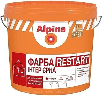Фото Alpina Expert Краска интерьерная Restart 1 л