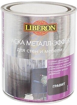 Фото Liberon Для стен и мебели графит 1 л