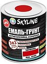 Фото Skyline Эмаль 3 в 1 акрил-полиуретановая красная 6 кг (E3-13020-S-6)