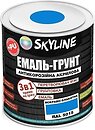 Фото Skyline Эмаль 3 в 1 акрил-полиуретановая ярко-голубая 12 кг (E3-15015-S-12)