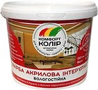 Фото Комфорт интерьерная акриловая влагостойкая белая 1.2 кг