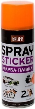 Фото Belife Spraysticker 400 мл оранжевая матовая (R1006)