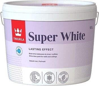 Фото Tikkurila Super White 10 л