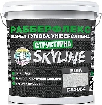 Фото Skyline РабберФлекс Структурная белая 21 кг (3043633736)