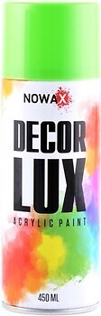 Фото Nowax Decor Lux флуоресцентная зеленая 450 мл
