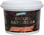 Фото Akrilika эмаль акриловая для дерева и металла снежнобелая 10 кг