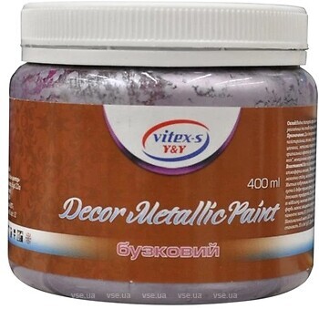 Фото Vitex Decor Metallik Paint перламутровая 0.4 л