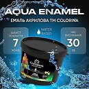 Фото Colorina Aqua Enamel лимон шелковисто-матовая 0.9 л