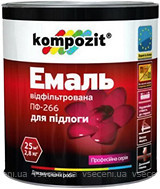 Фото Kompozit ПФ-266 для пола красно-коричневая 12 кг