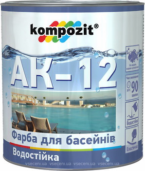 Фото Kompozit АК-12 для бассейнов 0.9 кг