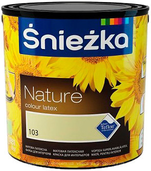 Фото Sniezka Nature Colour Latex №114 персиковый сад 2.5 л