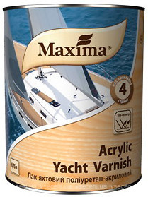 Фото Maxima Acrylic Yacht Varnish 2.5 л глянцевый