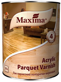 Фото Maxima Acrylic Parquet Varnish 2.5 л глянцевый