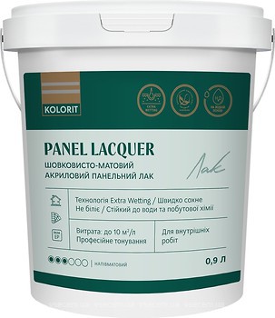 Фото Kolorit Panel Lacquer шелковисто-матовый 2 л