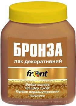 Фото Front Лак декоративный Бронза 0.15 кг