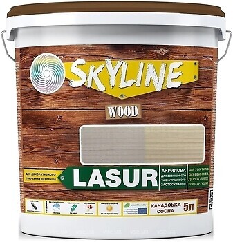 Фото Skyline Lasur Wood канадская сосна 0.75 л (SK-L075-KP)