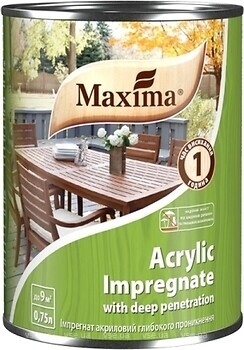 Фото Maxima Impregnate Acrylic 0.75 л дуб