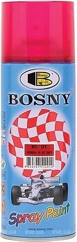 Фото Bosny Лак аэрозольный тонирующий красный 0.4 л