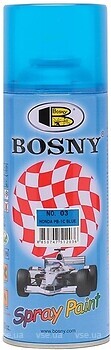 Фото Bosny Лак аэрозольный тонирующий синий 0.4 л