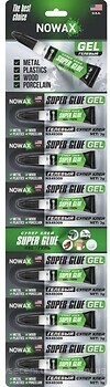 Фото Nowax NX49309 Super Glue Gel 18 г (6 шт. по 3 г)