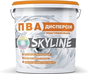 Фото Skyline ПВА дисперсионный пластифицированный 3 кг