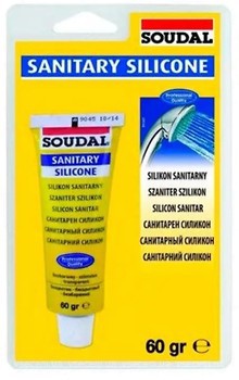 Фото Soudal Санитарный силиконовый белый 60 г