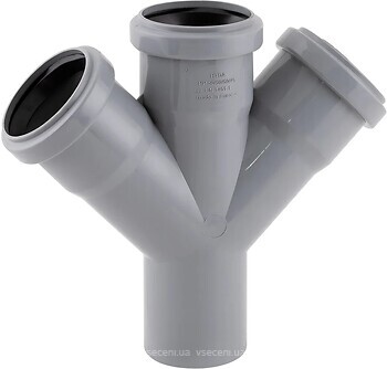 Фото VS Plast Крестовина 50x50x50x50 мм 45° (17054)