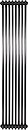 Фото Warm Well Column 2 1800x380 боковое технолайн металлик (CL318038RM)