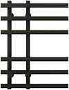 Фото Deffi Atena 150x700/6 нижнее черный
