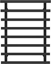 Фото Deffi Breeze 400x800/8 нижнее черный (A.BZ.80.40.8.B.A)