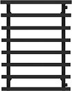 Фото Deffi Breeze 400x800/8 боковое правое черный (A.BZ.80.40.8.B.C)