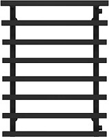 Фото Deffi Breeze 400x800/8 боковое правое черный (A.BZ.80.40.8.B.C)