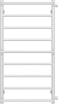 Фото Deffi Ladder 500x1000/9 боковое правое белый (C.LK.100.50.9.W.C)