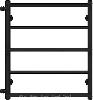 Фото Deffi Ladder 500x600/5 боковое левое черный (C.LK.60.50.5.B.B)