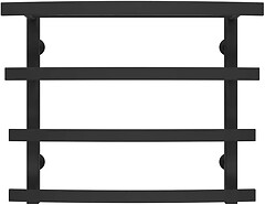 Фото Deffi Lotos 400x500/4 нижнее черный (A.LO.50.40.4.B.A)