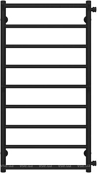 Фото Deffi Ladder 500x1000/9 боковое правое черный (C.LK.100.50.9.B.C)