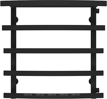 Фото Deffi Lotos 500x600/5 боковое правое черный (A.LO.60.50.5.B.C)