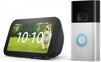 Фото Ring Video Doorbell + Echo Show 5 Satin Nickel