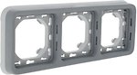 Фото Legrand Рамка Plexo (069687) трехпостовая с суппортом