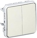 Фото Legrand Переключатель Plexo (069625) двухклавишный