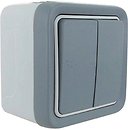 Фото Legrand Переключатель Plexo (069715) двухклавишный