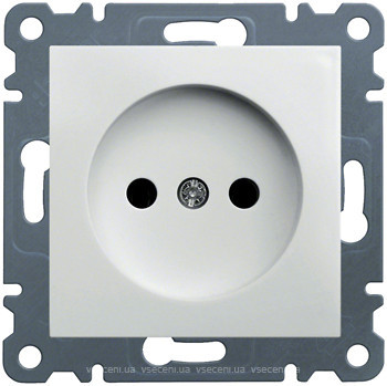 Фото Hager Розетка Lumina-2 WL1010 без заземлением