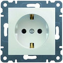 Фото Hager Розетка Lumina-2 WL1060 с заземлением