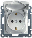 Фото Hager Розетка Lumina-2 WL1150 с крышкой