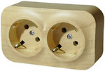 Фото Legrand Розетка Quteo (782273) двухпозиционная