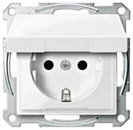 Фото Schneider Розетка Merten System M MTN2310-0319 с заземлением и крышкой