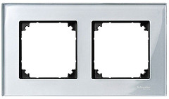 Фото Schneider Рамка Merten M-Elegance MTN4020-3260 двухпостовая