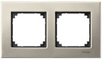 Фото Schneider Рамка Merten M-Elegance MTN403205 двухпостовая