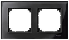 Фото Schneider Рамка Merten M-Elegance MTN404203 двухпостовая